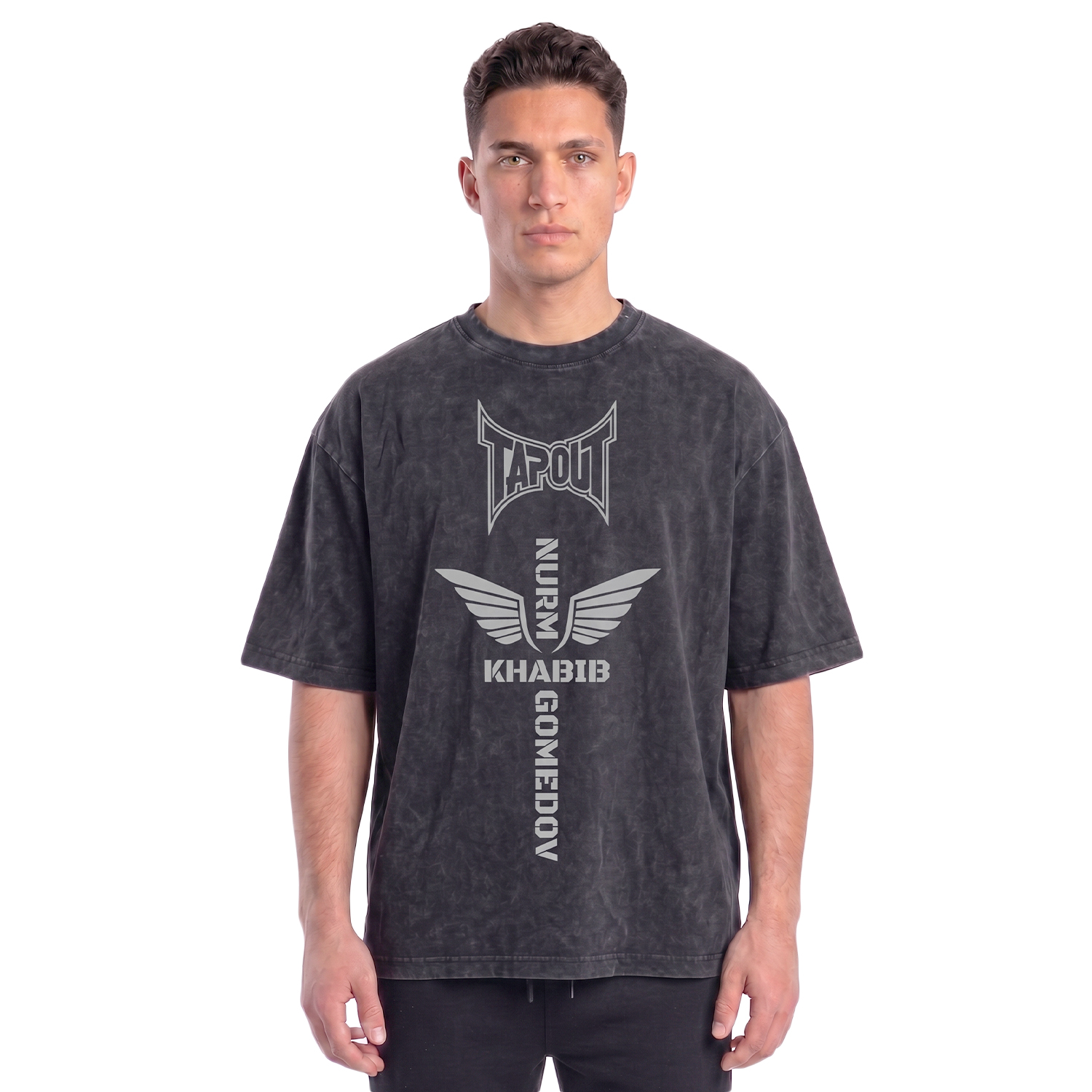 POLO URBANO MANGA CORTA OVERSIZE HOMBRE TAPOUT KHABIB - 1
