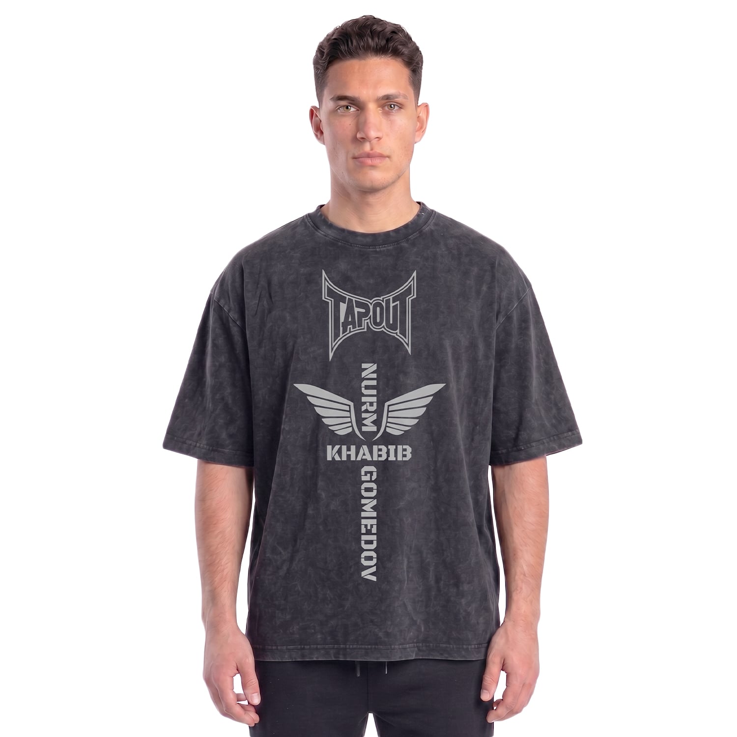 POLO URBANO MANGA CORTA OVERSIZE HOMBRE TAPOUT KHABIB - 1