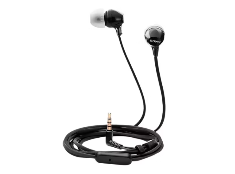 AUDÍFONOS SONY IN-EAR MDR-EX15AP CON MICRÓFONO CONECTOR 3.5MM COLOR NEGRO - 2