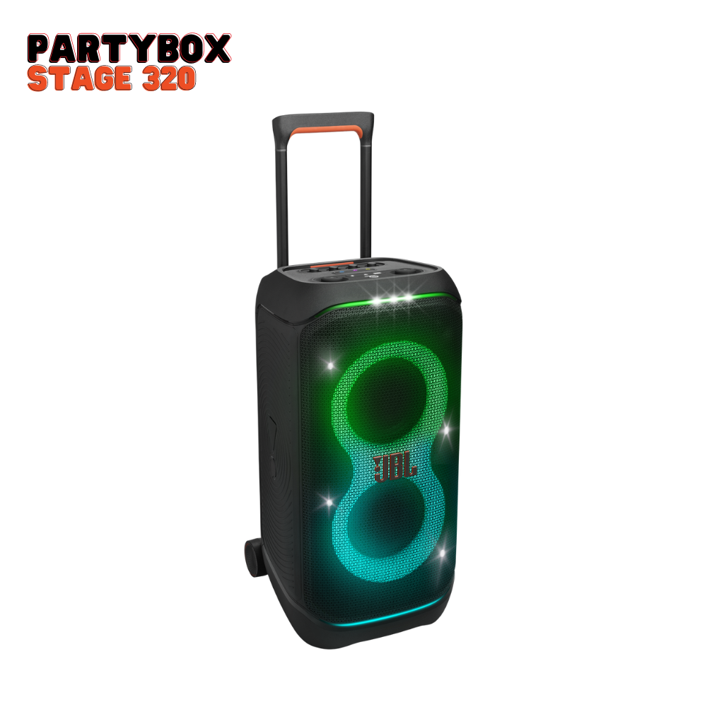 PARLANTE BLUETOOTH JBL PARTYBOX STAGE 320 HASTA 18 HORAS Y AURACAST - 1