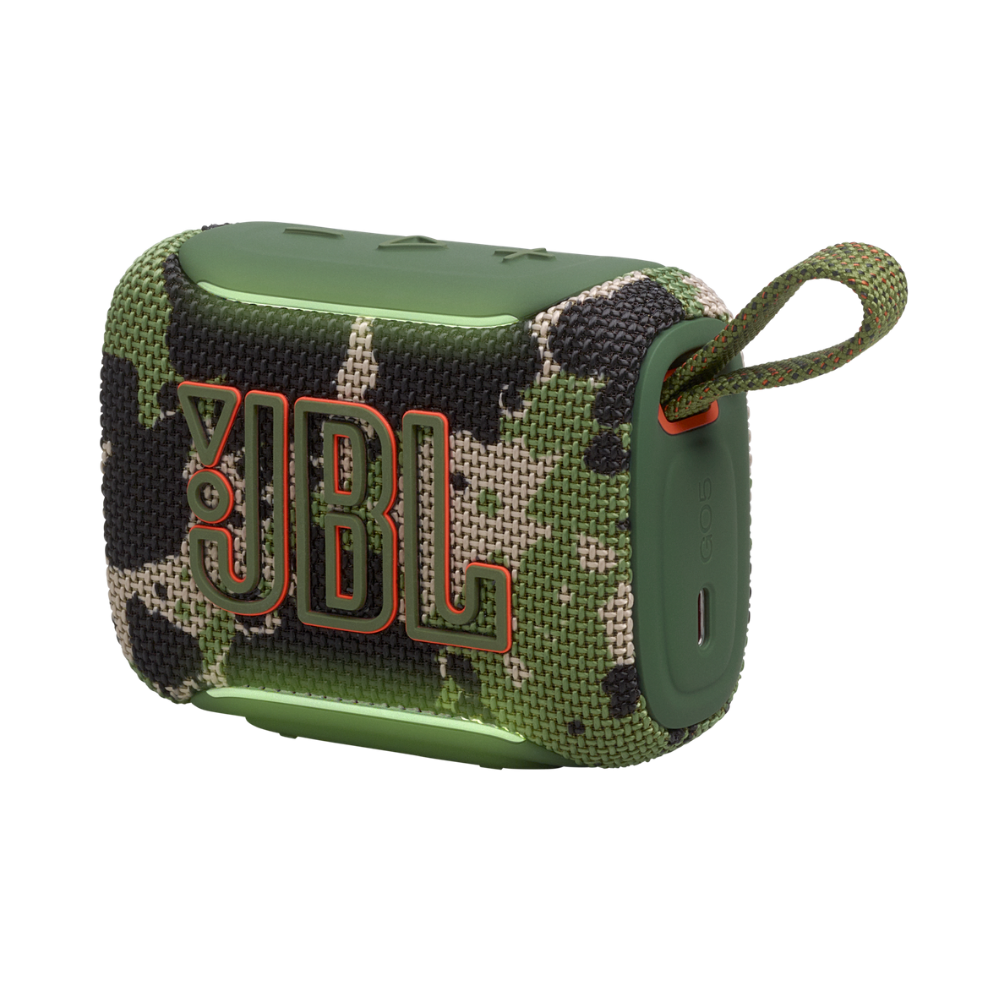 PARLANTE BLUETOOTH JBL GO 5 CON ILUMINACIÓN EMPAREJAMIENTO AIRTOUCH COLOR CAMUFLADO - 1