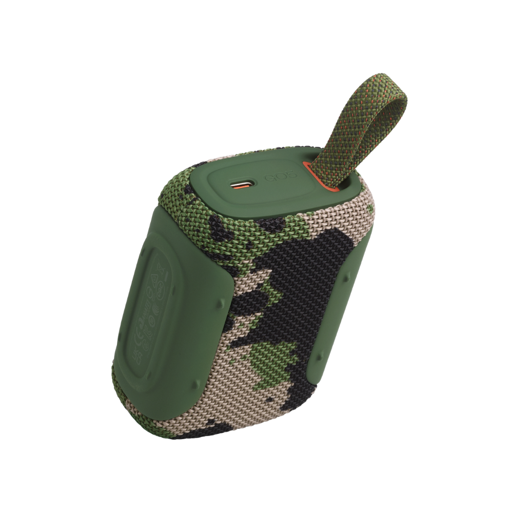PARLANTE BLUETOOTH JBL GO 5 CON ILUMINACIÓN EMPAREJAMIENTO AIRTOUCH COLOR CAMUFLADO - 3