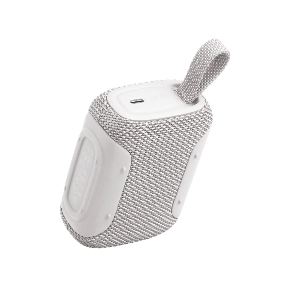 PARLANTE BLUETOOTH JBL GO 5 CON ILUMINACIÓN EMPAREJAMIENTO AIRTOUCH COLOR BLANCO - 3
