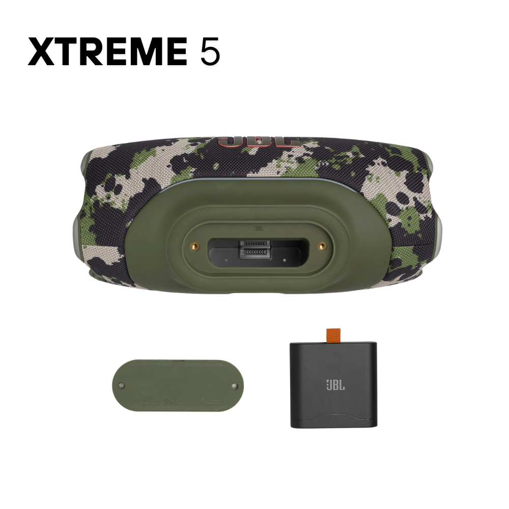 PARLANTE BLUETOOTH JBL XTREME 5 CON HASTA 28 HORAS Y VINCULACION AURACAST COLOR CAMUFLADO - 4