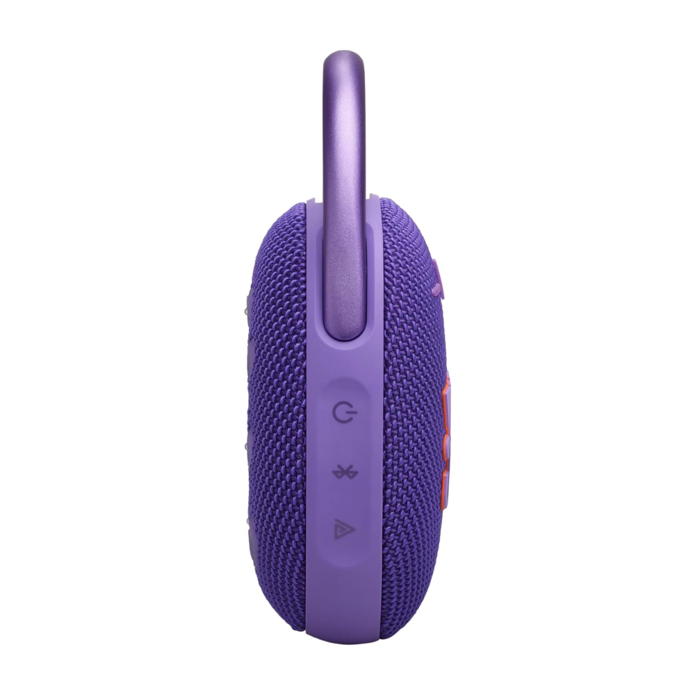 PARLANTE PORTÁTIL JBL CLIP 5 CON AURACAST Y DURACIÓN DE HASTA 12 HORAS COLOR MORADO - 4