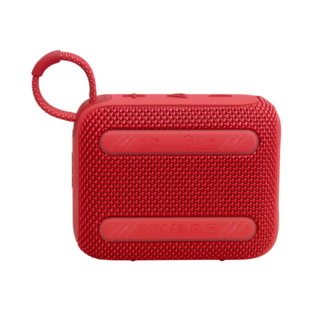 PARLANTE PORTÁTIL JBL GO4 IP67 CON 7 HORAS  Y VINCULACIÓN AURACAST COLOR ROJO - 4