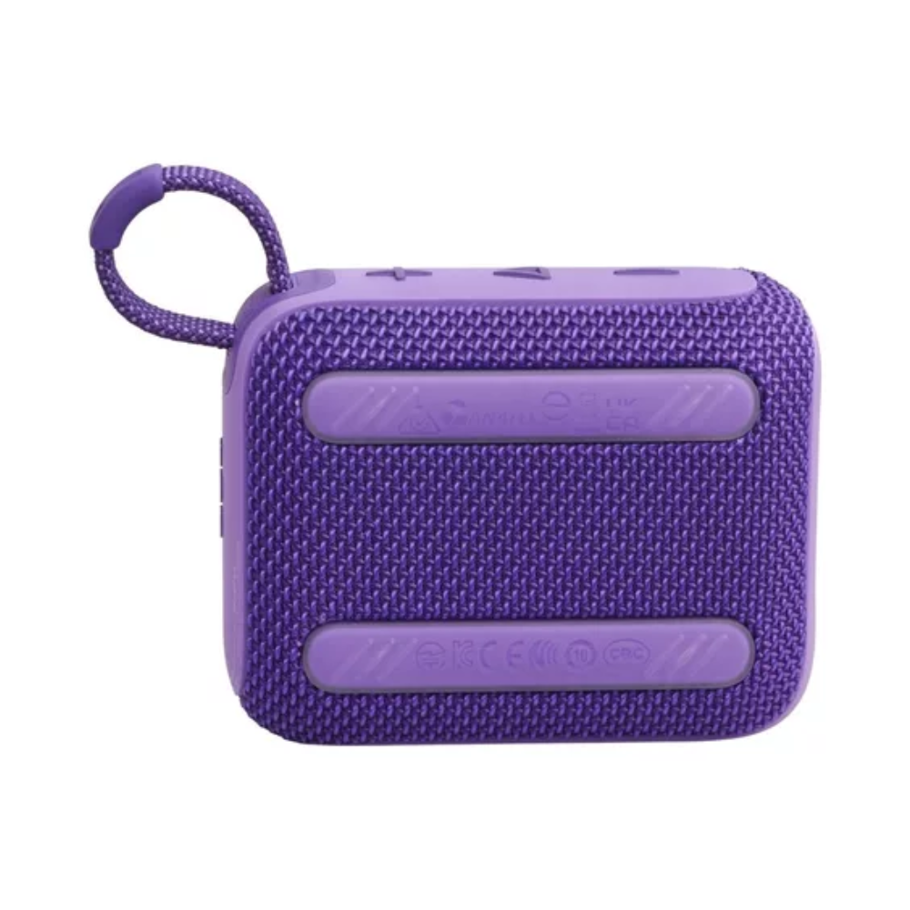 PARLANTE PORTÁTIL JBL GO4 IP67 CON 7 HORAS Y VINCULACIÓN AURACAST COLOR MORADO - 4