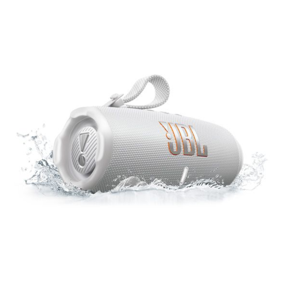 PARLANTE PORTÁTIL JBL CHARGE 6 CON POWER BANK INCORPORADO Y CON SONIDO PRO DE JBL COLOR BLANCO - 1