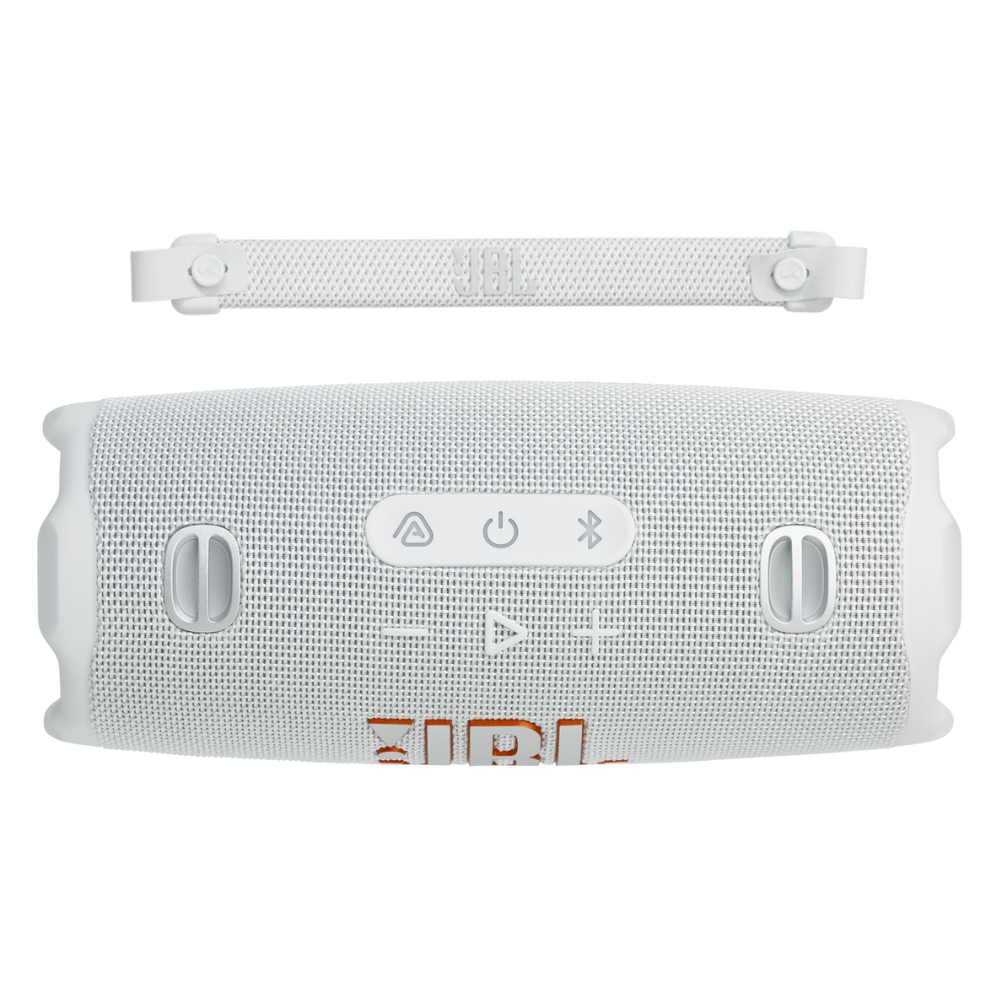 PARLANTE PORTÁTIL JBL CHARGE 6 CON POWER BANK INCORPORADO Y CON SONIDO PRO DE JBL COLOR BLANCO - 3