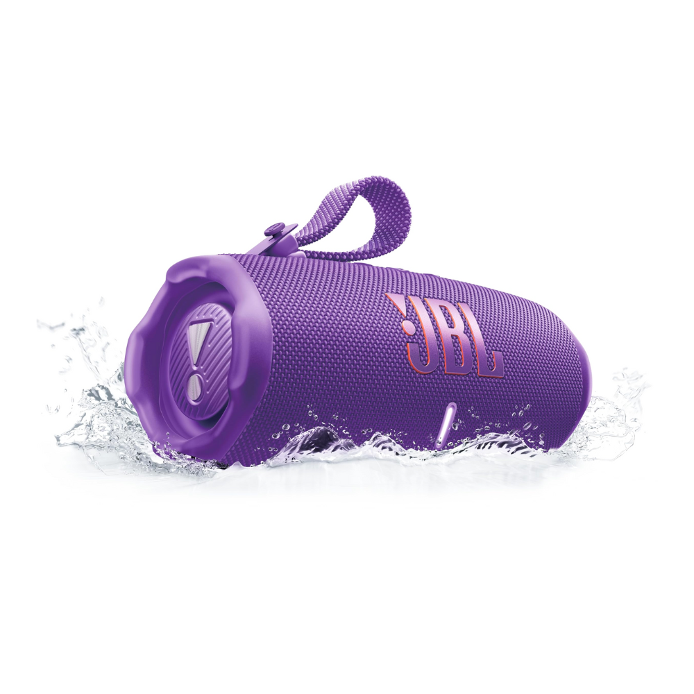 PARLANTE PORTÁTIL JBL CHARGE 6 CON POWER BANK INCORPORADO Y CON SONIDO PRO DE JBL COLOR MORADO - 1