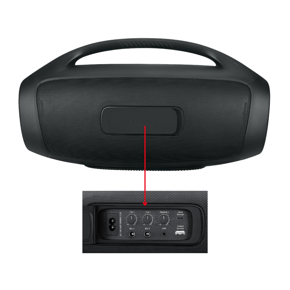 PARLANTE PORTÁTIL TRIBIT STORMBOX BLAST 2 CON ILUMINACIÓN DINÁMICA Y RESISTENCIA IP67 - 3