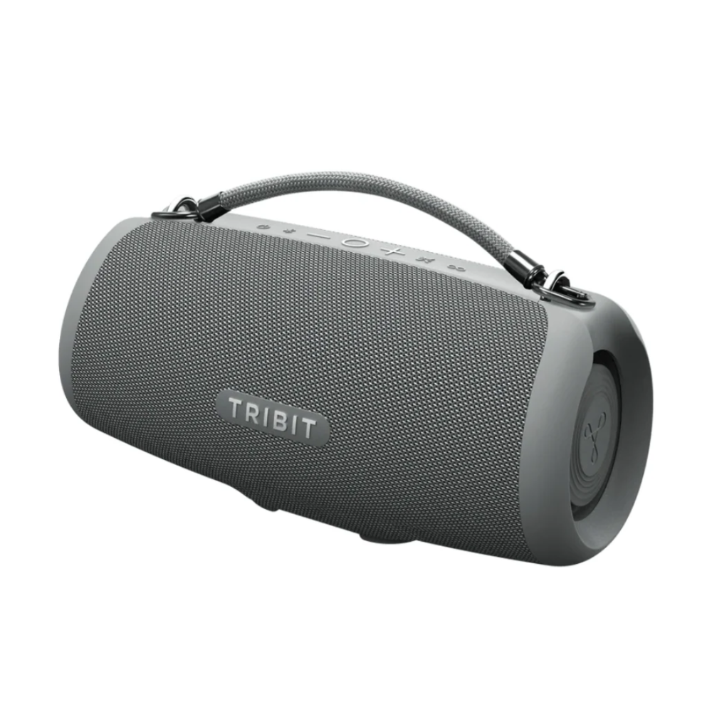 PARLANTE TRIBIT STORMBOX LAVA DE HASTA 24 HORAS Y BAJOS ULTRAPROFUNDOS COLOR GRIS - 2