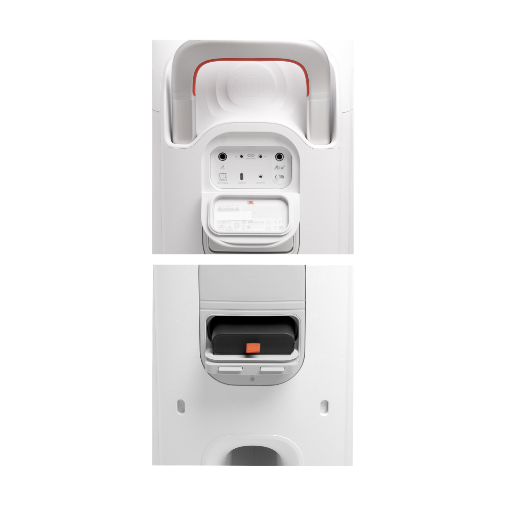 PARLANTE JBL PARTYBOX 330 DE 280W CON VINCUALCIÓN AURACAST Y DURACIÓN DE HASTA 18 HORAS - BLANCO - 5
