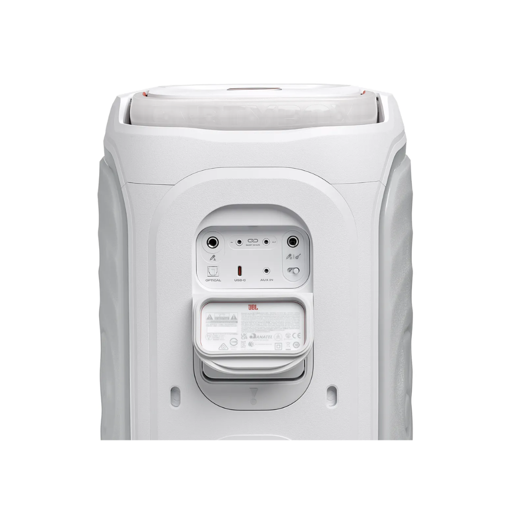PARLANTE BLUETOOTH JBL PARTYBOX 130 BLANCO CON ESPECTACULO DE LUCES Y VINCULACION AURACAST - 4