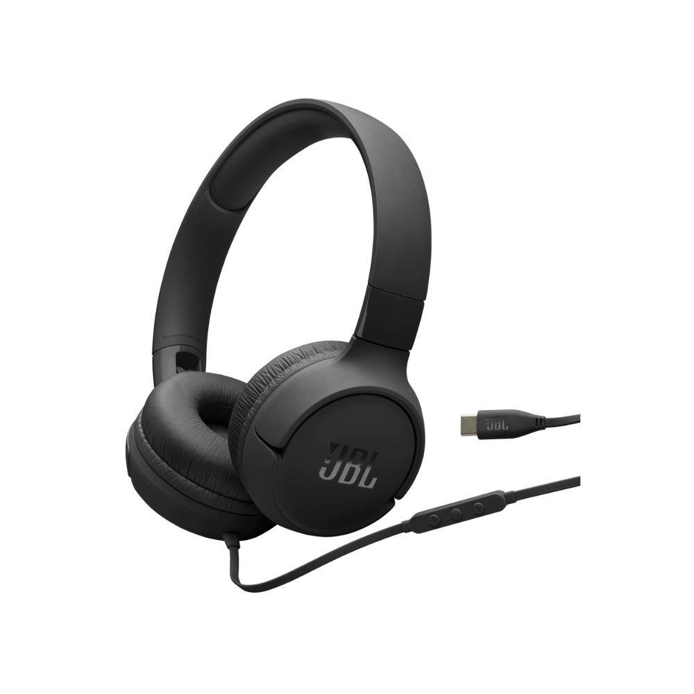 JBL TUNE 520C USB-C AUDÍFONO ALÁMBRICO NEGRO CON MICRÓFONO INCORPORADO - 1