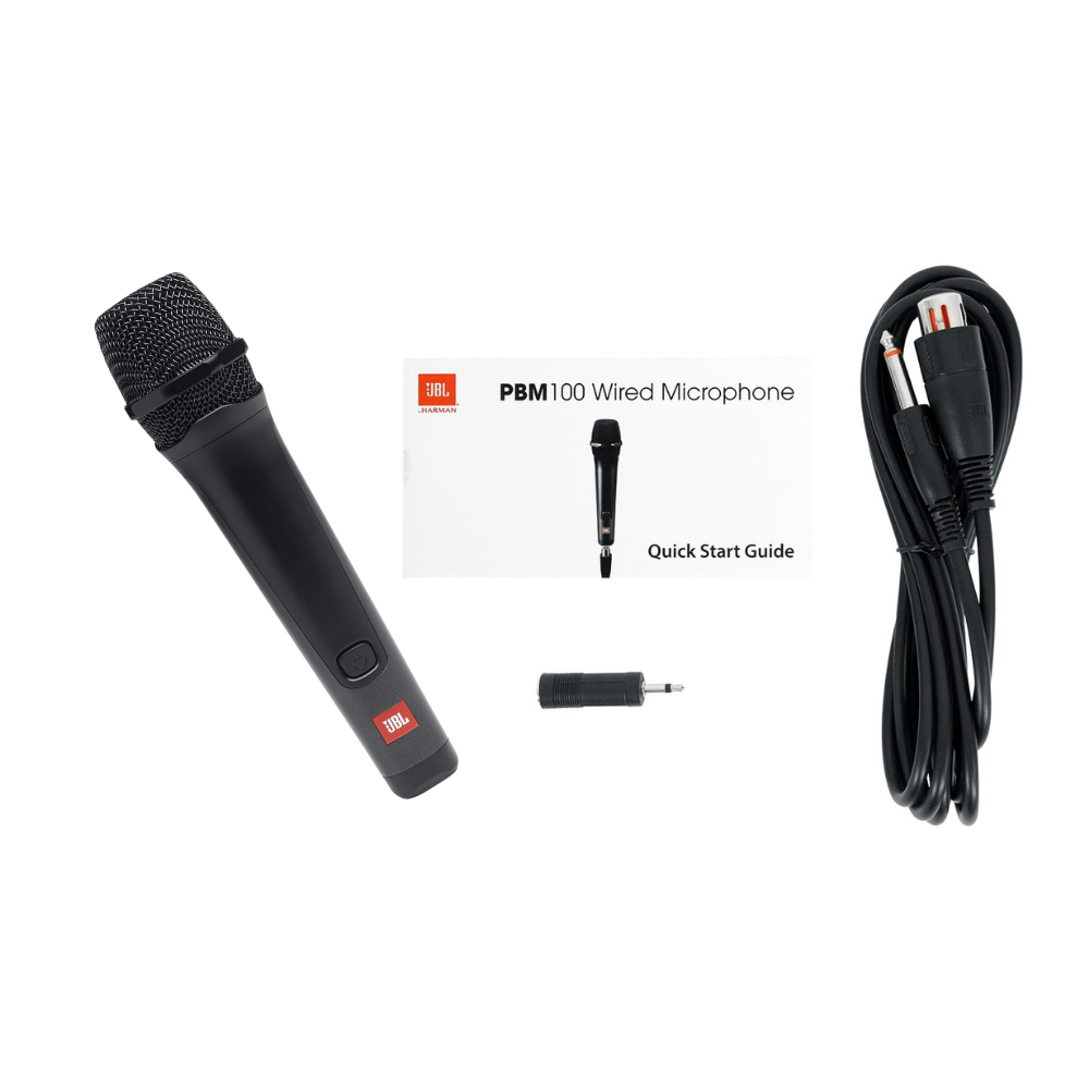 JBL PBM 100 MICRÓFONO VOCAL DINÁMICO CON CABLE NEGRO - 3