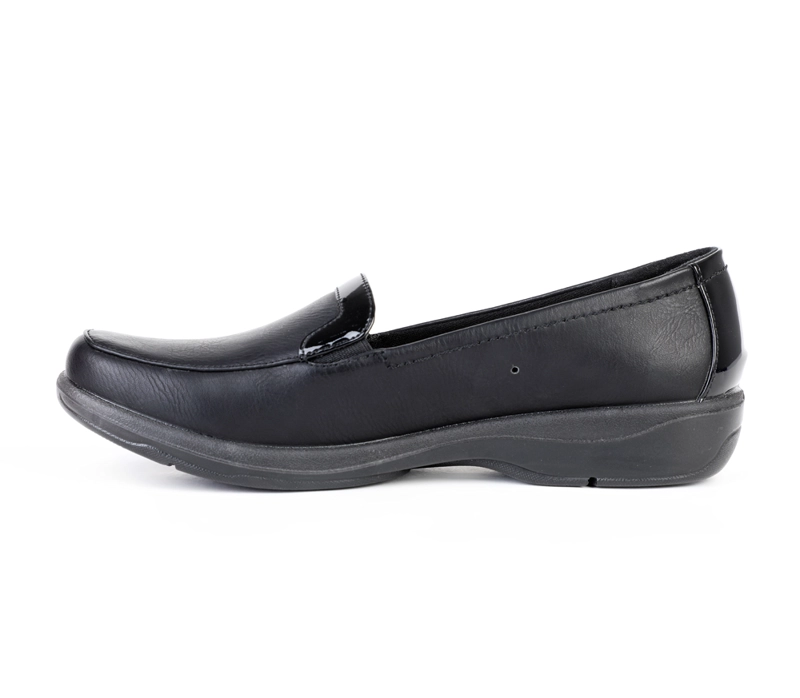 MOCASINES MUJER BATA NEGRO CASUALES COMFIT - 3