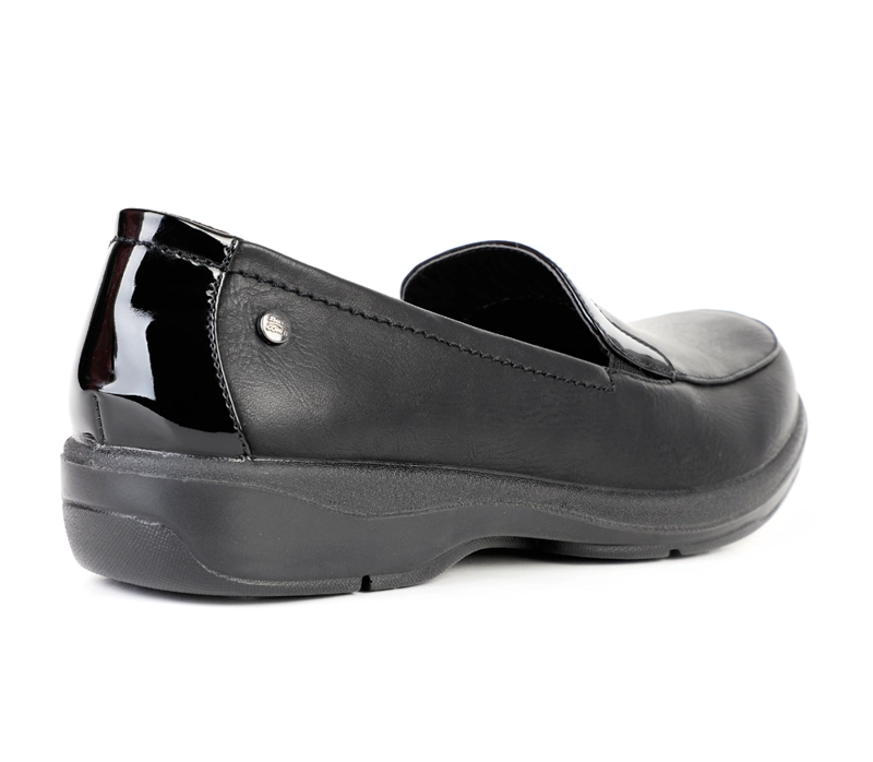 MOCASINES MUJER BATA NEGRO CASUALES COMFIT - 5