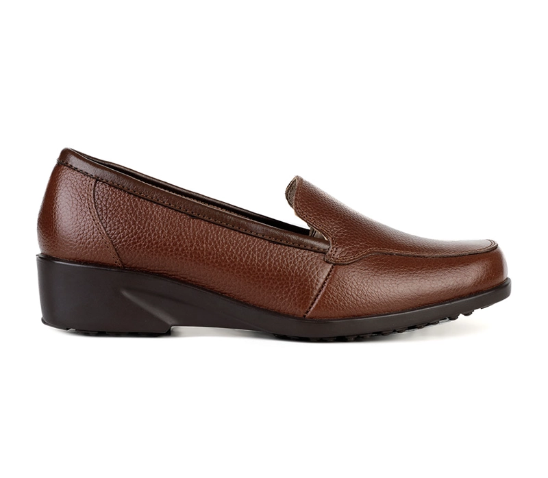 MOCASINES CASUALES PARA MUJER BATA MARRÓN - 1