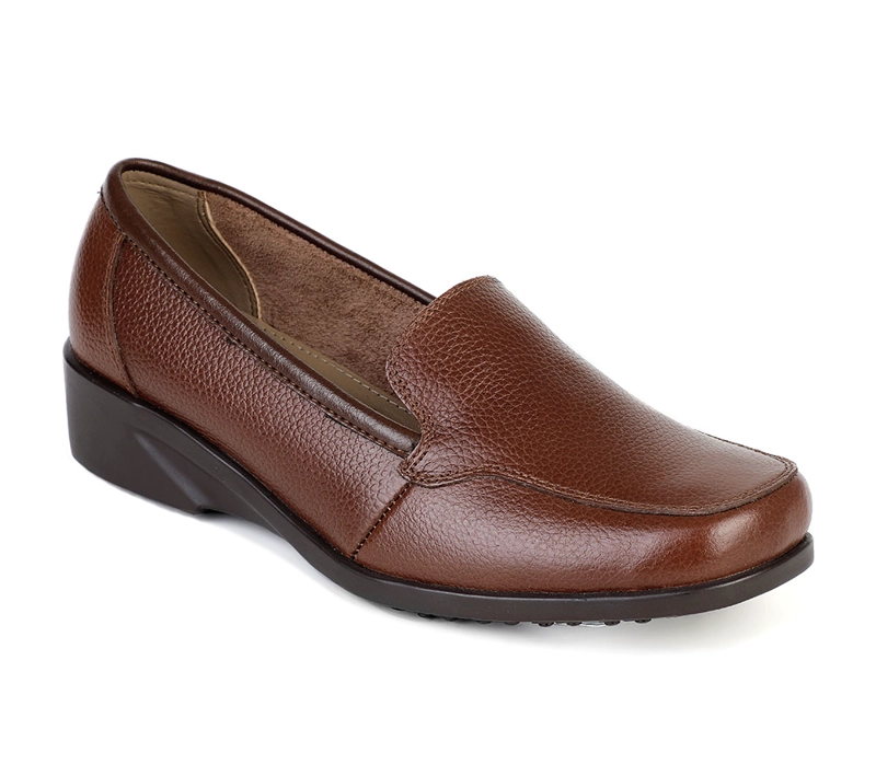MOCASINES CASUALES PARA MUJER BATA MARRÓN - 2