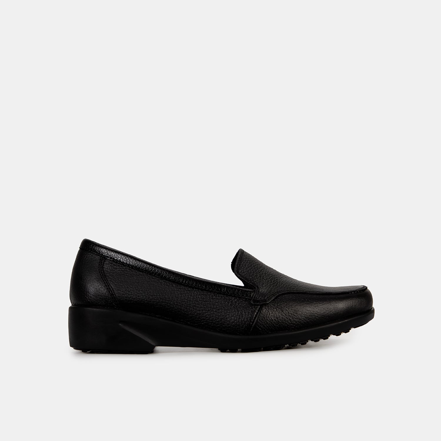 MOCASINES MUJER BATA NEGRO CASUALES - 1