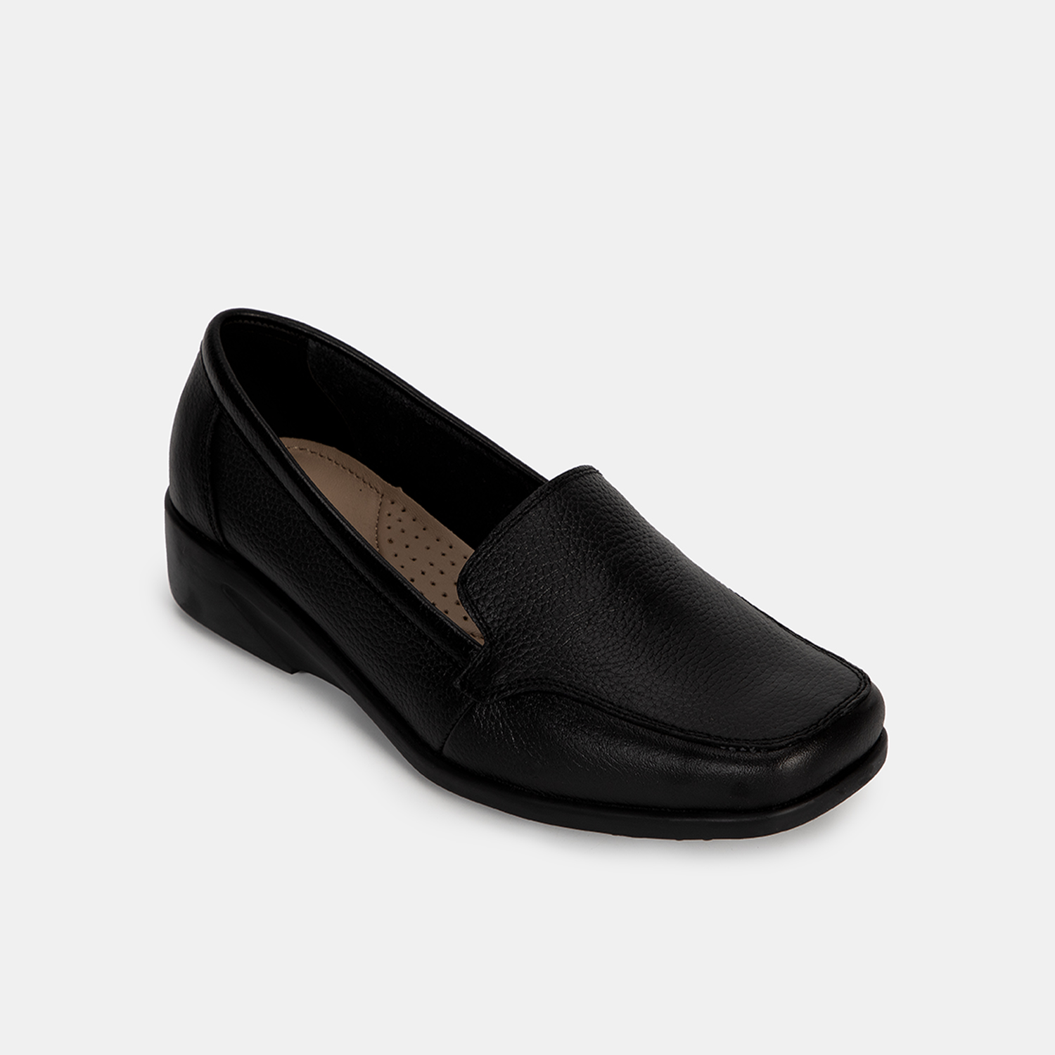 MOCASINES MUJER BATA NEGRO CASUALES - 2