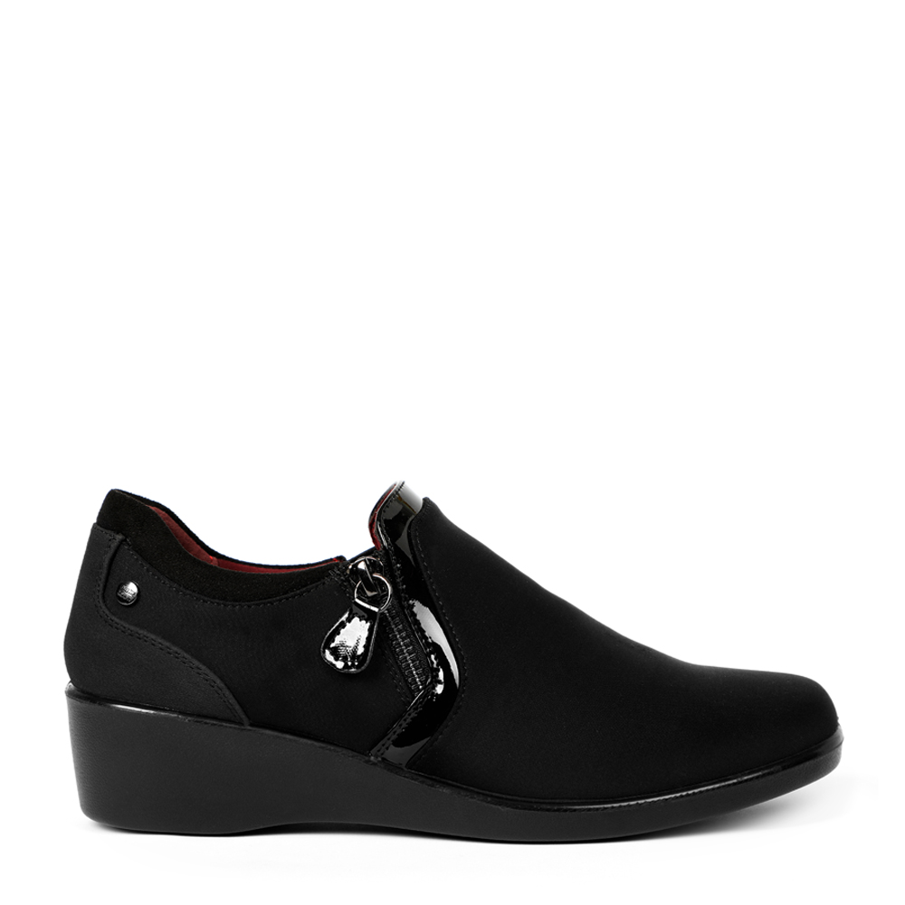 MOCASINES MUJER BATA NEGRO COMFIT - 1