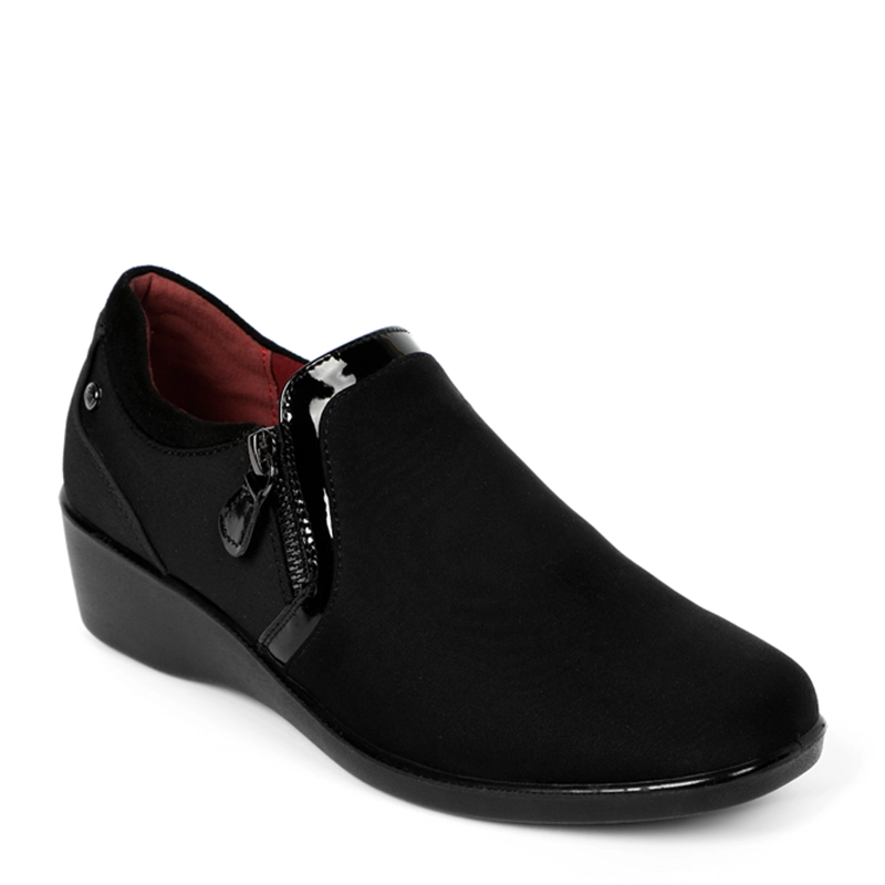 MOCASINES MUJER BATA NEGRO COMFIT - 2