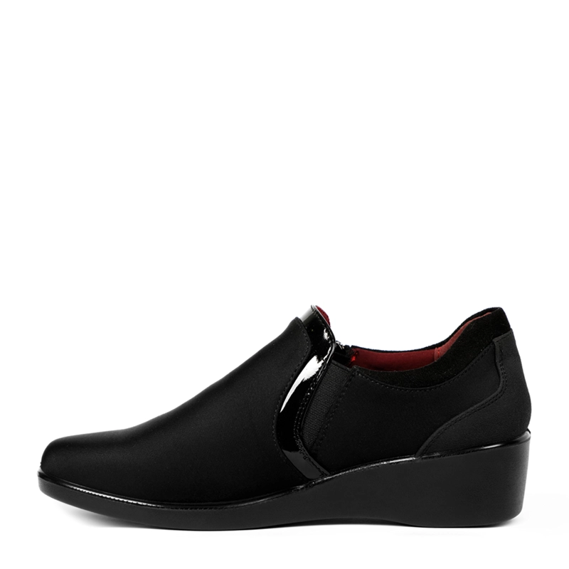 MOCASINES MUJER BATA NEGRO COMFIT - 3
