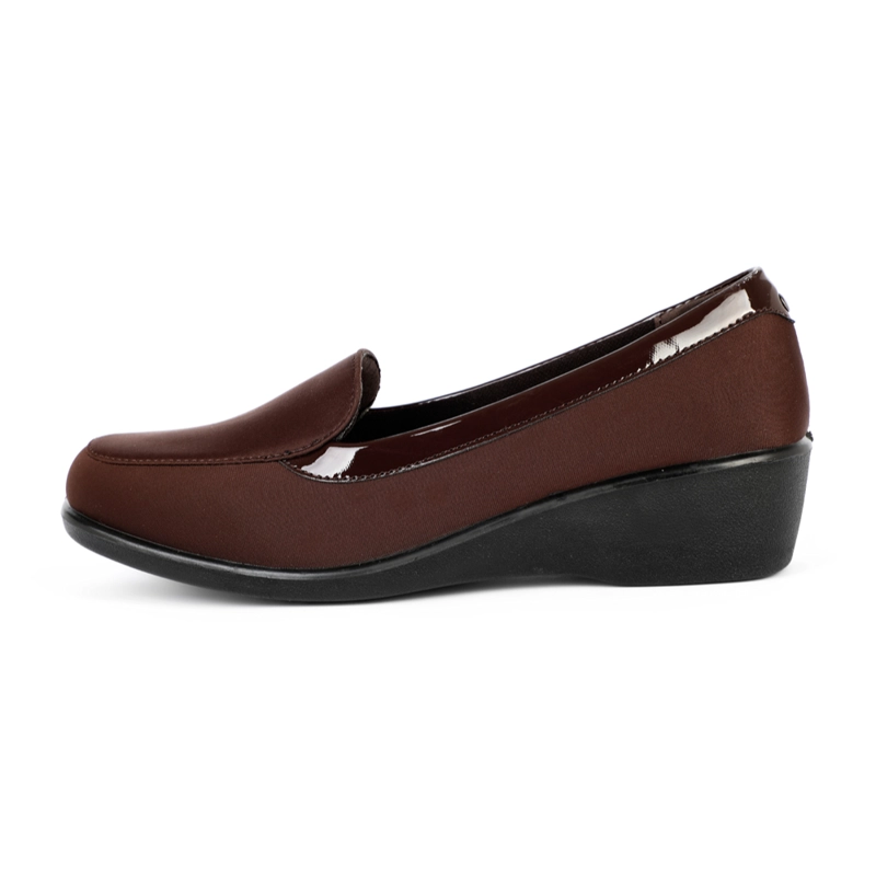 MOCASINES MUJER BATA BEIGE CASUALES - 5
