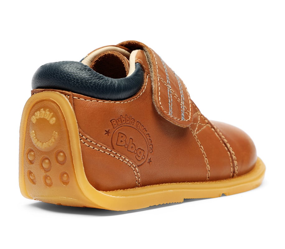 ZAPATOS NIÑO BUBBLEGUMMERS CUERO BEIGE - 4