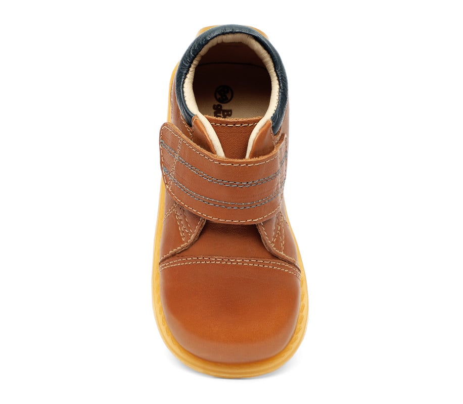 ZAPATOS NIÑO BUBBLEGUMMERS CUERO BEIGE - 5