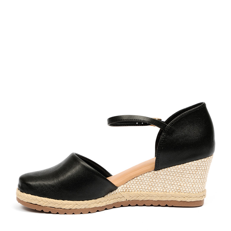 SANDALIAS MUJER BATA NEGRO CASUALES - 5