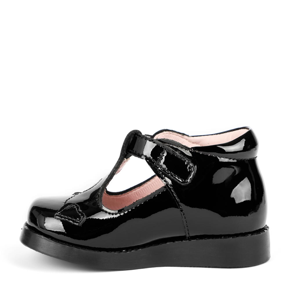 ZAPATOS DE VESTIR NIÑA BATA CUERO NEGRO - 8