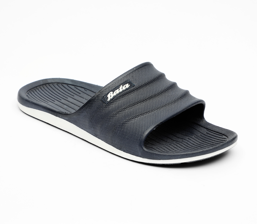 PANTUFLAS  PARA HOMBRE BATA AZUL MARINO - 2