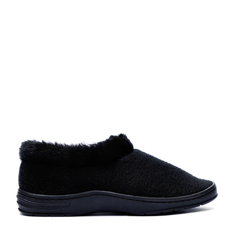 PANTUFLAS PARA MUJER BATA NEGRO - 1
