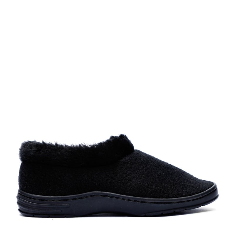 PANTUFLAS PARA MUJER BATA NEGRO - 1