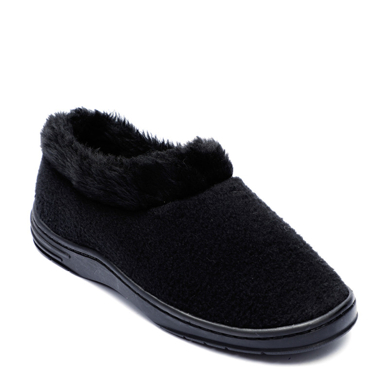 PANTUFLAS PARA MUJER BATA NEGRO - 2