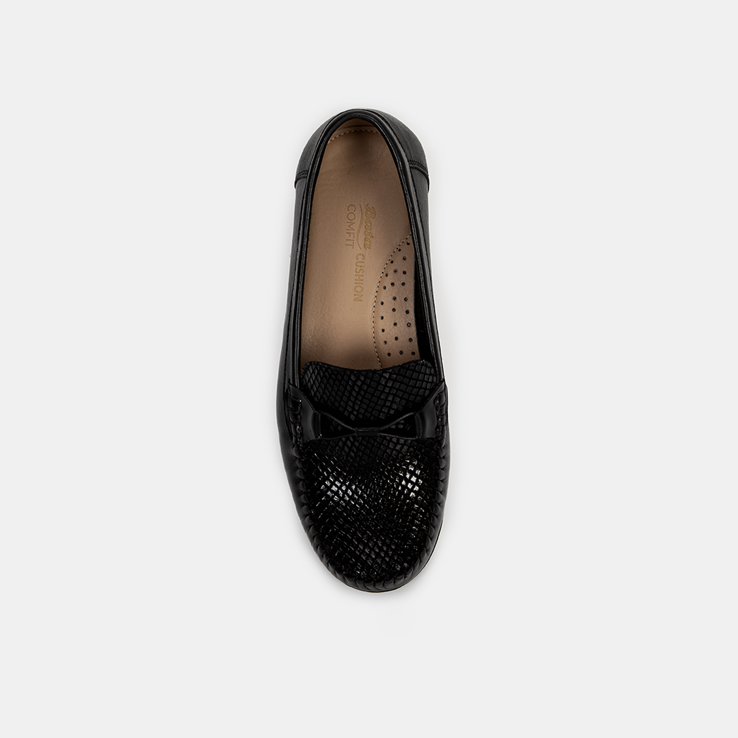 MOCASINES MUJER BATA NEGRO CASUALES COMFIT - 4