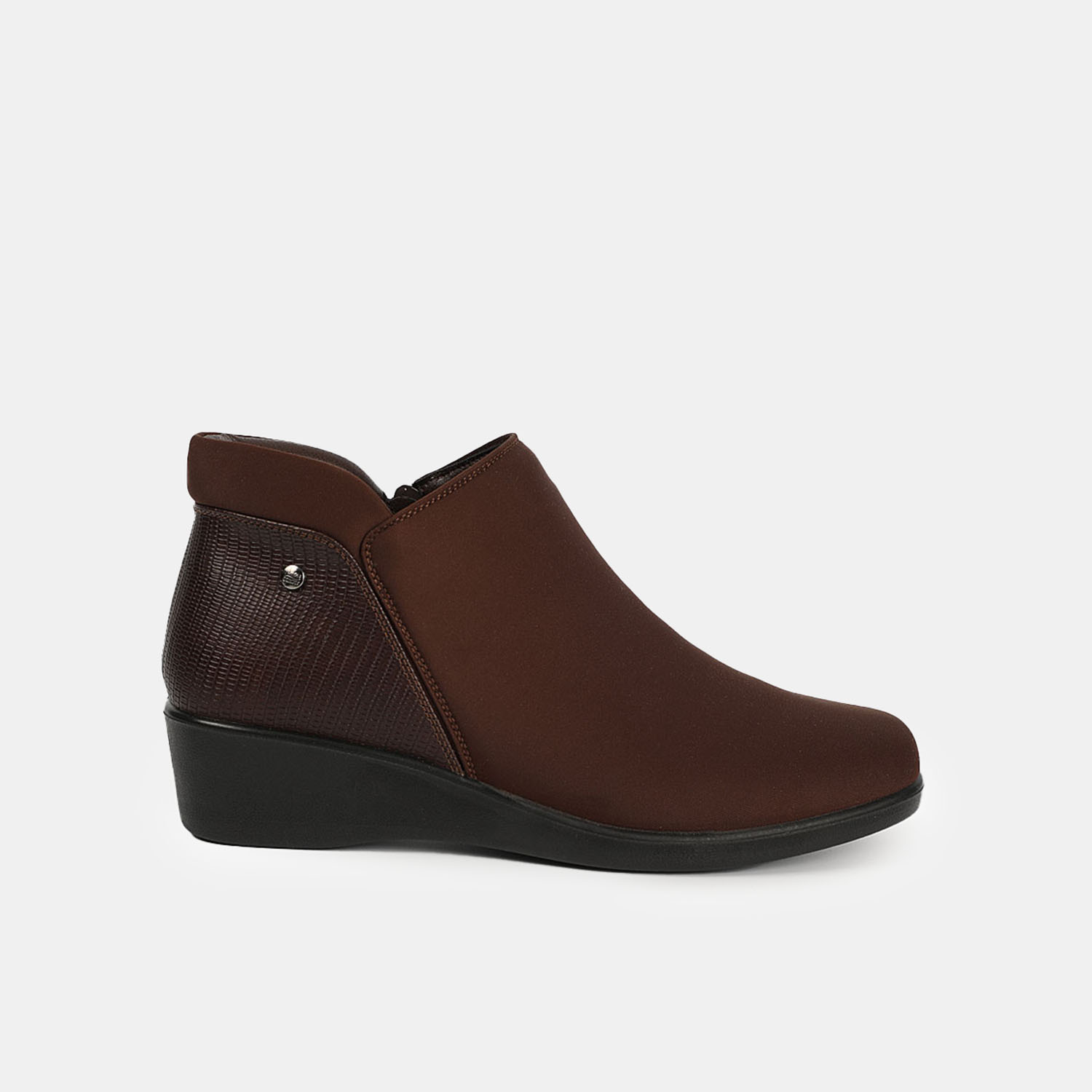 BOTINES MUJER BATA MARRÓN CASUALES COMFIT - 1