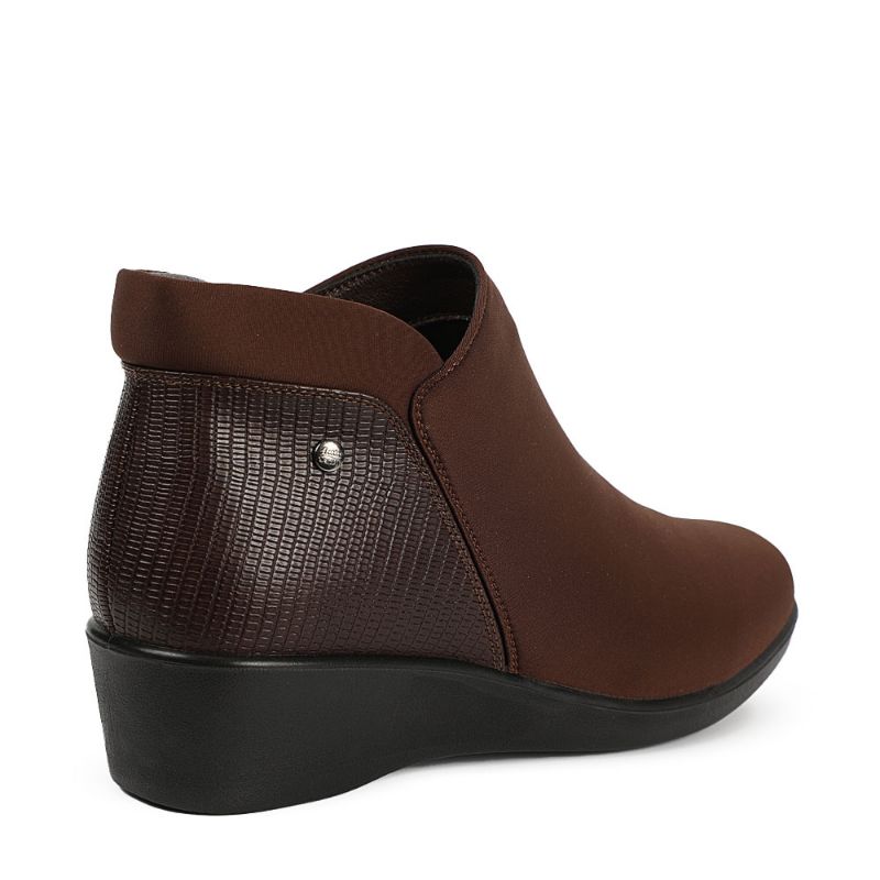 BOTINES MUJER BATA MARRÓN CASUALES COMFIT - 4