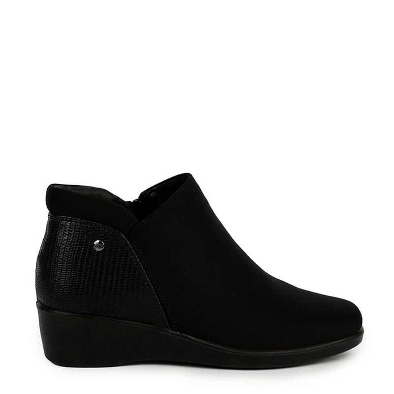 BOTINES MUJER BATA NEGRO CASUALES COMFIT - 1