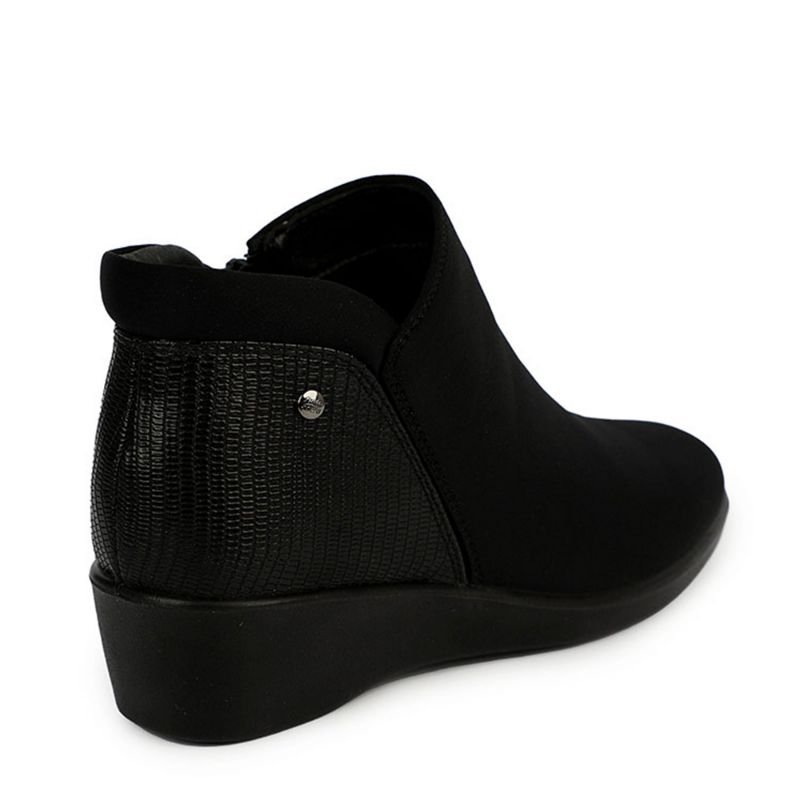 BOTINES MUJER BATA NEGRO CASUALES COMFIT - 4