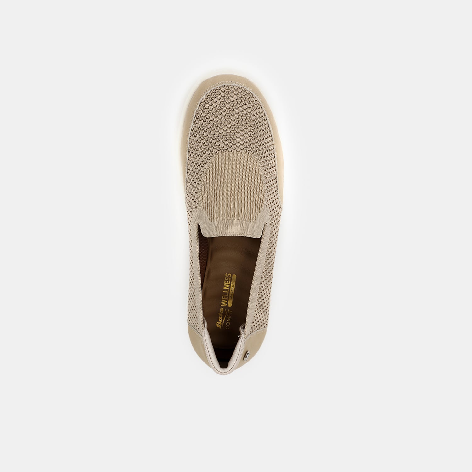 MOCASINES MUJER BATA BEIGE CASUALES COMFIT - 5