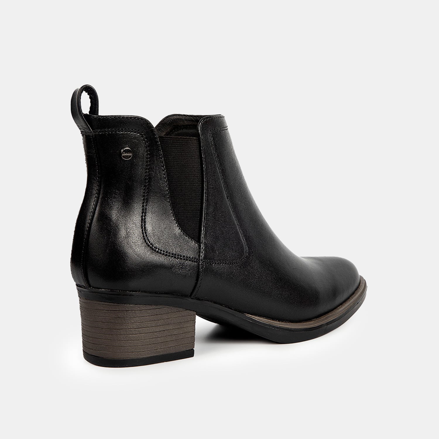 BOTINES MUJER BATA NEGRO CASUALES - 4