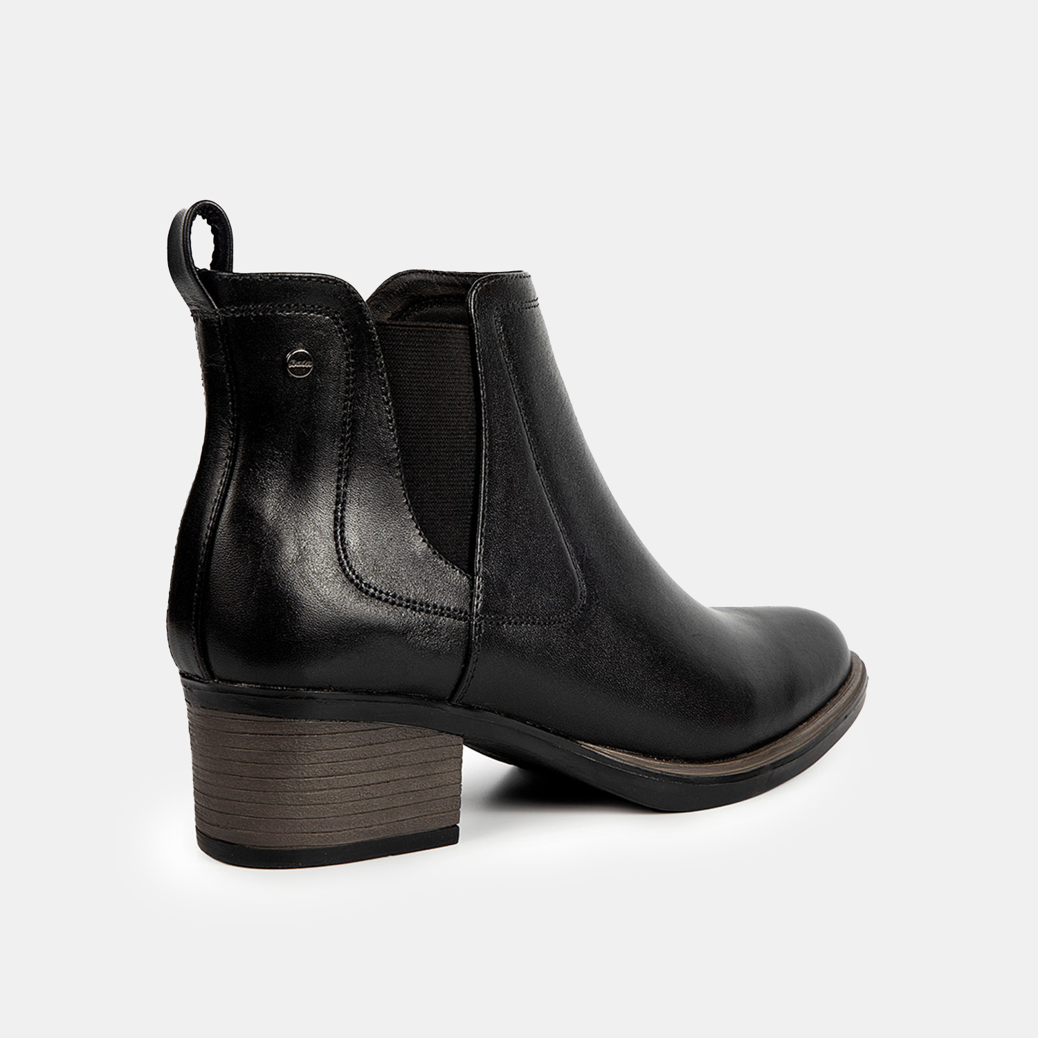 BOTINES MUJER BATA NEGRO CASUALES - 4