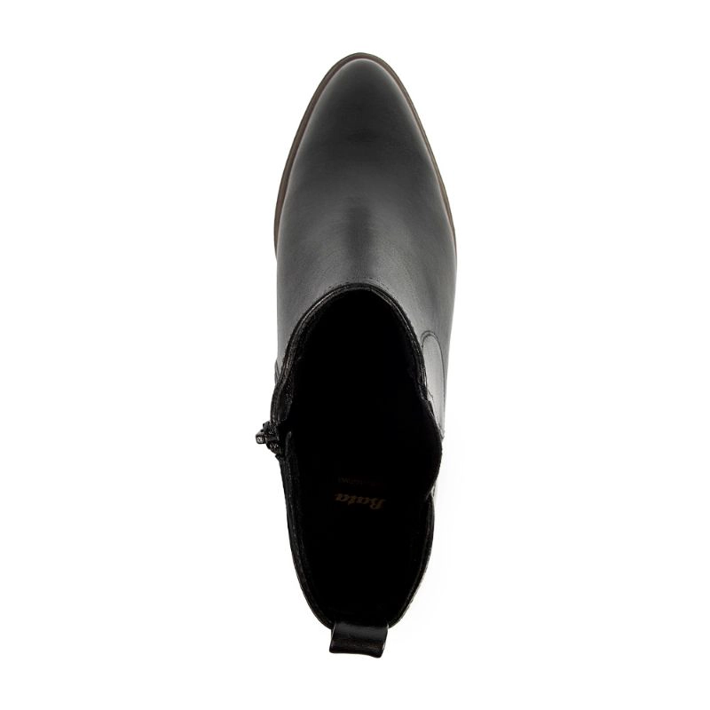 BOTINES MUJER BATA NEGRO CASUALES - 5