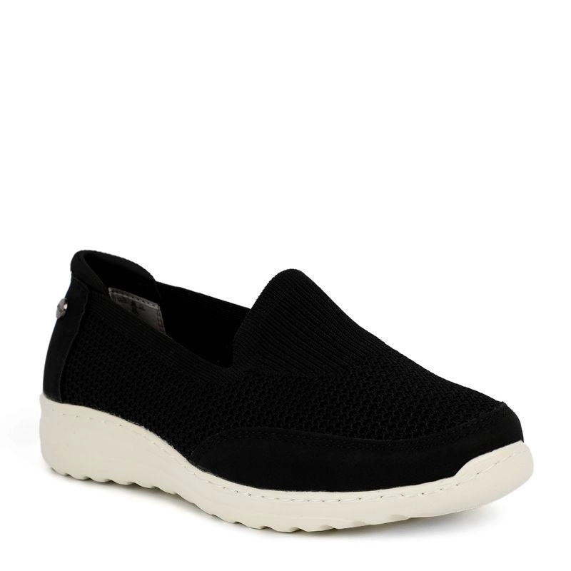 MOCASINES MUJER BATA NEGRO CASUALES COMFIT - 2