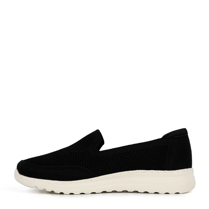 MOCASINES MUJER BATA NEGRO CASUALES COMFIT - 3