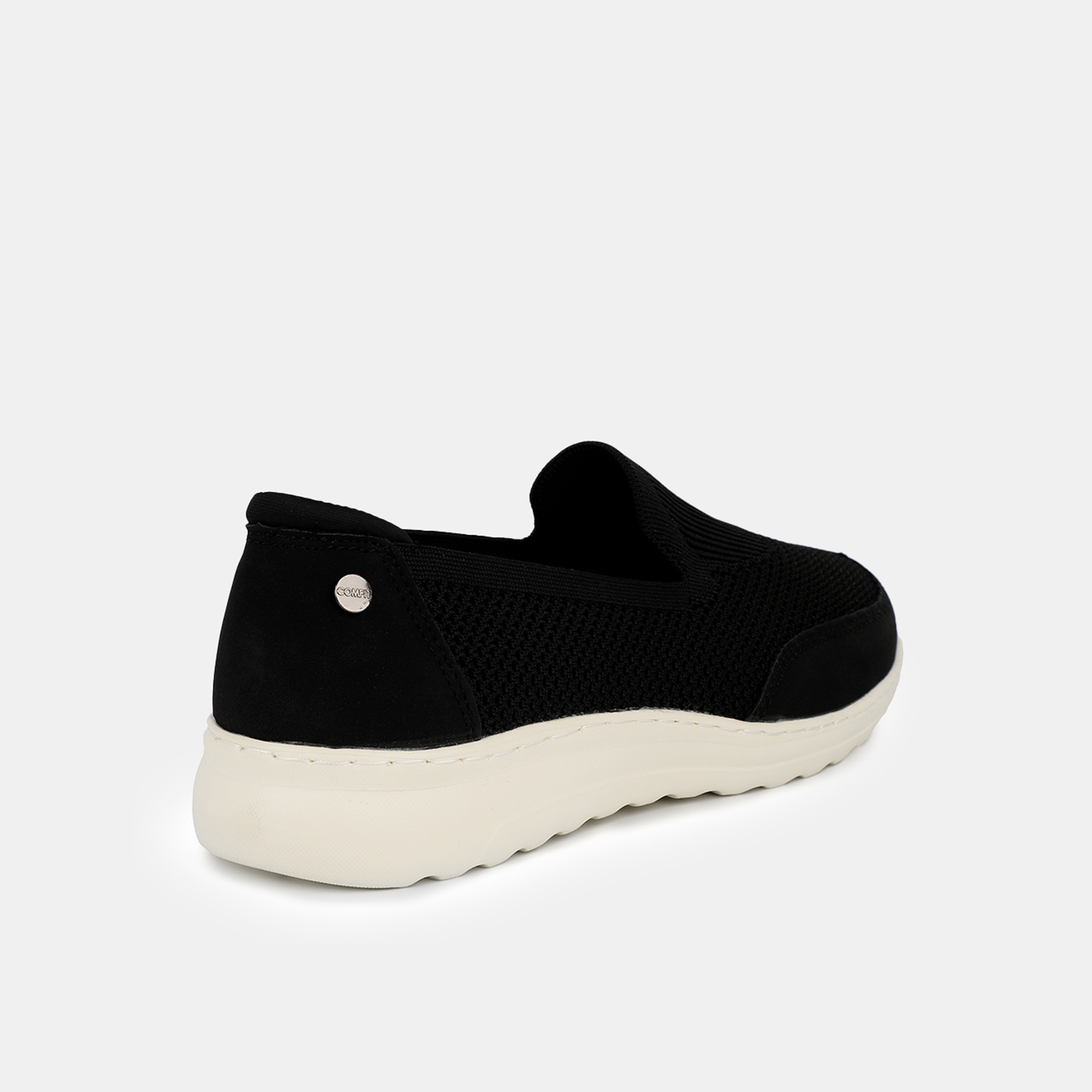 MOCASINES MUJER BATA NEGRO CASUALES COMFIT - 4